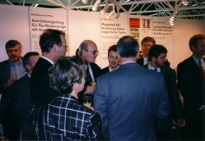 Rudolf Scharping, Thomas Schwarzmüller auf der Hannovermesse